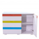 Συρταριέρα Swift Mdf Χρωματιστό 100x40x70cm | Συσκευασία 1 τμχ