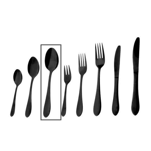 DIS. PRIME ΚΟΥΤΑΛΙ ΦΑΓΗΤΟΥ ΜΑΥΡΟ 20ΕΚ 2.5mm | Συσκευασία 12 τμχ