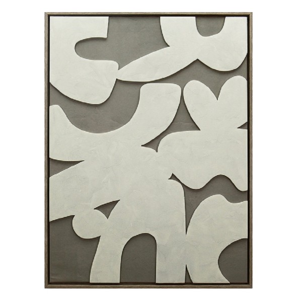 ΠΙΝΑΚΑΣ ΣΕ 3D ΚΑΜΒΑ ΓΚΡΙ ΜΠΕΖ 60Χ80EK