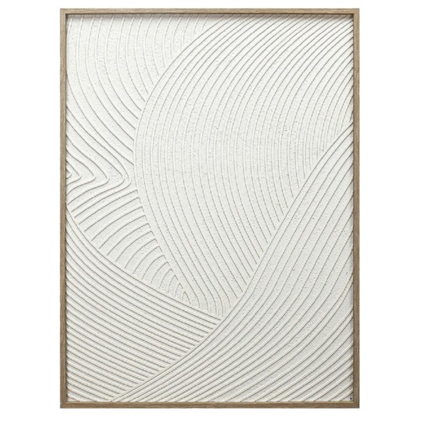 ΠΙΝΑΚΑΣ ΣΕ ΚΑΜΒΑ ΛΕΥΚΟΣ ΓΥΨΙΝΟΣ 80Χ60ΕΚ