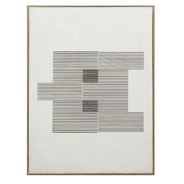 ΠΙΝΑΚΑΣ ΣΕ ΚΑΜΒΑ ΛΕΥΚΟΣ ΓΚΡΙ ΓΥΨΙΝΟΣ 60Χ45ΕΚ