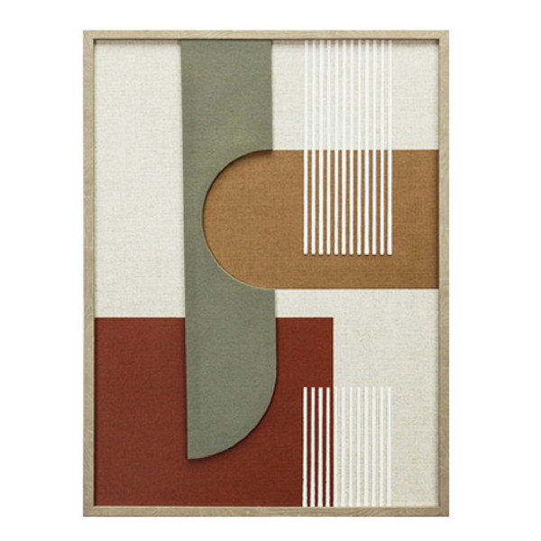 ΠΙΝΑΚΑΣ ΣΕ 3D ΚΑΜΒΑ  ΠΟΛΥΧΡΩΜΟΣ PVC/MDF 45X60X2,2ΕΚ