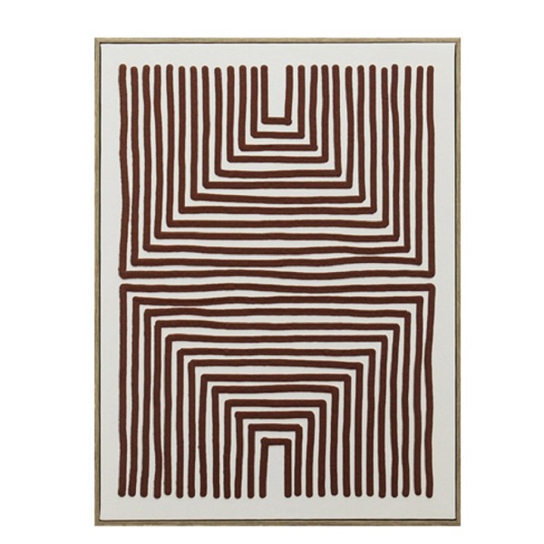 ΠΙΝΑΚΑΣ ΣΕ ΚΑΜΒΑ ΚΟΚΚΙΝΟΣ PVC/MDF 45X60X2,5ΕΚ