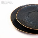 SHINE ΠΙΑΤΕΛΑ ΓΥΑΛ. ΜΠΛΕ ΜΕ ΧΡΥΣΟ ΧΕΙΛΟΣ 28ΕΚ | Συσκευασία 2 τμχ