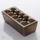 ΤΑΣΑΚΙ ΑΝΤΙΑΝΕΜΙΚΟ ΑΛΟΥΜ. ΜΠΡΟΝΖΕ 18Χ8Χ7ΕΚ | Συσκευασία 2 τμχ