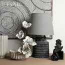 ΠΙΝΑΚΑΣ ΜΕΤΑΛΛΙΚΟΣ ΓΚΡΙ ''ΦΥΛΛΑ'' 93Χ93ΕΚ