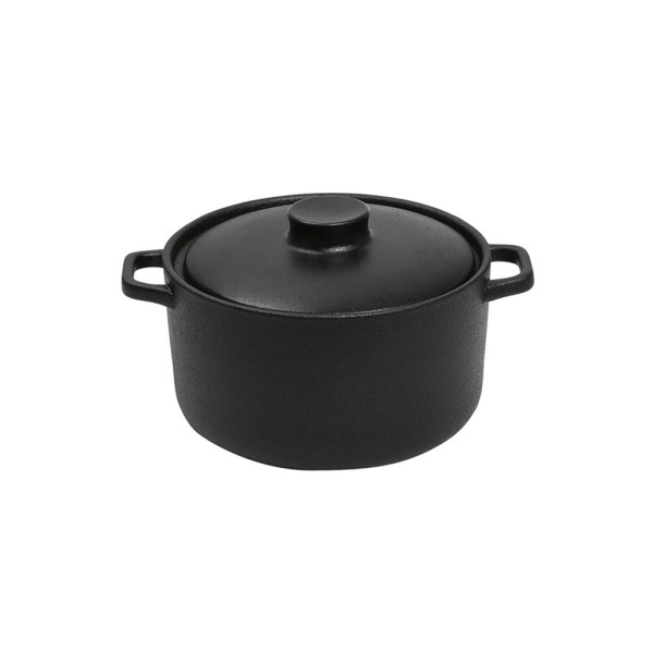 LAVA ΚΑΤΣΑΡΟΛΑΚΙ STONEWARE ΜΑΥΡΟ 400ML D: 12 H: 6CM | Συσκευασία 3 τμχ