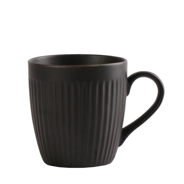 DIS. GOBI BLACK SAND HANDMADE ΚΟΥΠΑ ΜΑΥΡΟ ΜΑΤ 330CC 8,5Χ8,5Χ9ΕΚ | Συσκευασία 6 τμχ