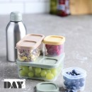 DAY ΣΕΤ 4 ΚΟΥΤΙΑ ΑΠΟΘΗΚΕΥΣΗΣ 3ΧΡΩΜΑΤΑ ASS. ΠΛΑΣΤΙΚΟ 120/320/700ML | Συσκευασία 12 τμχ