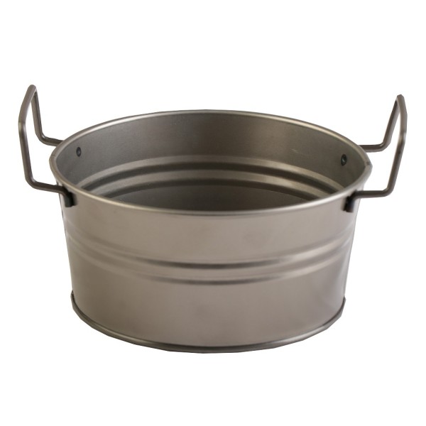 ΔΟΧΕΙΟ ΣΤΡΟΓΓ. ΜΕΤΑΛ. ΜΕ ΛΑΒΕΣ ΛΑΔΊ D: 16 H: 7,5CM (smA) | Συσκευασία 4 τμχ