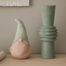 ΦΙΓΟΥΡΑ ΝΑΝΟΣ ΚΕΡΑΜ. ΜΕ ΠΡΑΣΙΝΟ ΣΚΟΥΦΟ 13,5X12,5X21ΕΚ | Συσκευασία 2 τμχ