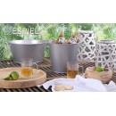 DIS. ΣΑΜΠΑΝΙΕΡΑ ΓΚΡΙ D: 25 H: 23CM | Συσκευασία 2 τμχ