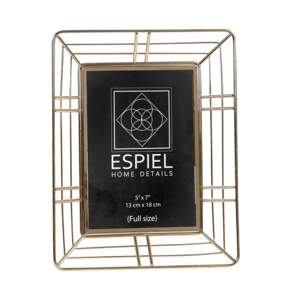 ΚΟΡΝΙΖΑ ΜΕΤΑΛ. ΧΡΥΣΗ 20X15 | Συσκευασία 2 τμχ