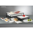 ΠΛΑΤΩ ΣΕΡΒΙΡΙΣΜΑΤΟΣ ΑΠΟ ΜΑΡΜΑΡΟ ΛΕΥΚΟ 10mm GN2/4 53x16,2ΕΚ | Συσκευασία 2 τμχ