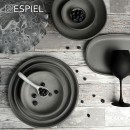 CANYON ΠΙΑΤΟ ΟΒΑΛ ΓΚΡΙ ΣΚΟΥΡΟ 31Χ19Χ2,8ΕΚ | Συσκευασία 2 τμχ