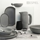 CANYON ΠΙΑΤΟ ΟΒΑΛ ΓΚΡΙ ΣΚΟΥΡΟ 31Χ19Χ2,8ΕΚ | Συσκευασία 2 τμχ