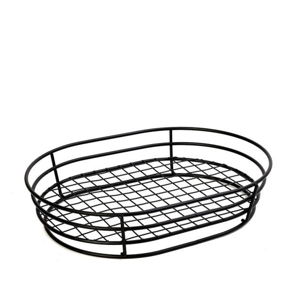 ΚΑΛΑΘΙ ΜΕΤΑΛ. L ΟΒΑΛ ΜΑΥΡΟ 28Χ20Χ6ΕΚ | Συσκευασία 2 τμχ