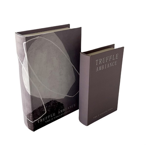 ΚΟΥΤΙ ΞΥΛΙΝΟ ΣΕΤ 2 ''ΒΙΒΛΙΟ'' 30X20X6,5/24X15X4,5CM