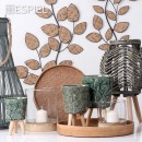 ΔΙΑΚΟΣΜΗΤΙΚΟ ΤΟΙΧΟΥ ΜΕΤΑΛΛΙΚΟ ΜΠΕΖ ΜΕ ΦΥΛΛΑ ΑΠΟ ΨΑΘΑ 43,5Χ91ΕΚ