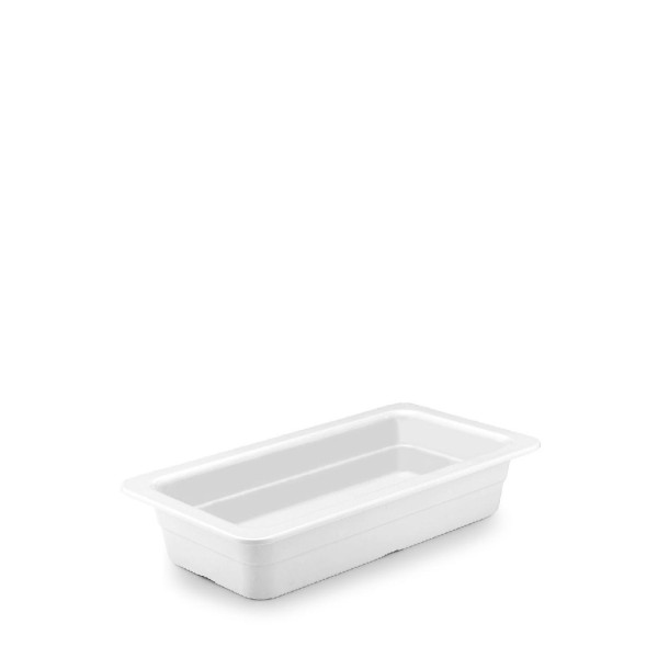 ΓΑΣΤΡΟΝΟΜΟΣ GN1/3 ΛΕΥΚΟ ΓΥΑΛΙΣΤ. ΜΕΛΑΜΙΝΗΣ 32.5Χ17,6Χ6,5ΕΚ | Συσκευασία 3 τμχ