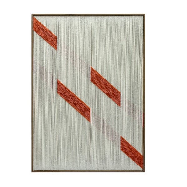 ΠΙΝΑΚΑΣ ΜΕ ΚΟΡΝΙΖΑ ΞΥΛΙΝΗ ΚΑΙ ΝΗΜΑ ΜΠΕΖ ΚΟΚΚΙΝΟΣ 50Χ70Χ3,5ΕΚ