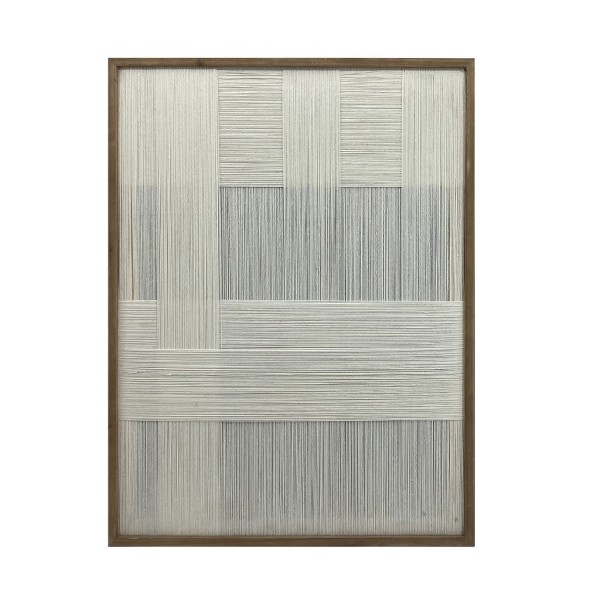 ΠΙΝΑΚΑΣ ΜΕ ΚΟΡΝΙΖΑ ΞΥΛΙΝΗ ΚΑΙ ΝΗΜΑ ΜΠΕΖ ΓΚΡΙ 60X80X3EK