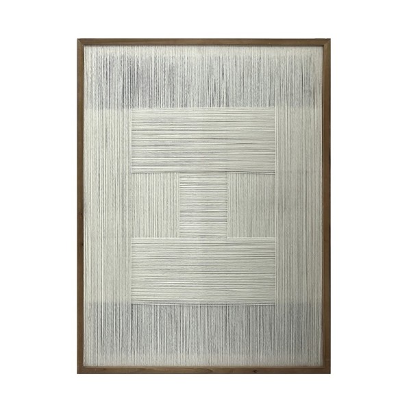 ΠΙΝΑΚΑΣ ΜΕ ΚΟΡΝΙΖΑ ΞΥΛΙΝΗ ΚΑΙ ΝΗΜΑ ΜΠΕΖ ΓΚΡΙ 60Χ80Χ3ΕΚ