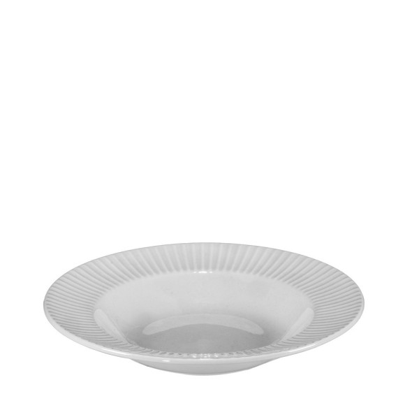 FOCUS WHITE ΠΙΑΤΟ ΒΑΘΥ ΡΙΜ 22X4CM | Συσκευασία 6 τμχ