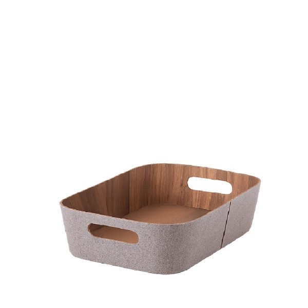 ΚΑΛΑΘΙ ΟΡΘΟΓ. ΓΚΡΙ ΥΦΑΣΜΑΤΙΝΟ 26Χ18Χ11ΕΚ 4L | Συσκευασία 6 τμχ