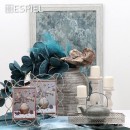 ΚΑΔΡΟ ''ΜΠΛΕ ΜΟΤΙΒΟ'' 60Χ90ΕΚ