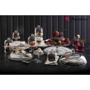 DIS. PATISSERIE FOOTED PLATE EMPOSSED H: 11,2 D: 28CM P/64 GB1.OB4