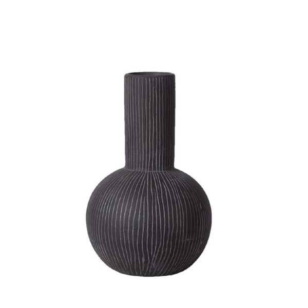 ΒΑΖΟ ΚΕΡΑΜ. ΣΦΑΙΡΙΚΟ ΜΑΥΡΟ 15,8X15,8X25,5ΕΚ | Συσκευασία 2 τμχ