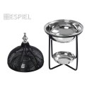 ΔΟΧΕΙΟ ΜΕ ΒΑΣΗ ΚΑΙ ΚΑΠΑΚΙ ΜΑΥΡΟ SS/ΑΛΟΥΜ/ΣΙΔΗΡ. 15Χ15Χ31ΕΚ.