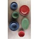 DIS. LIANA ΠΙΑΤΟ ΒΑΘΥ ΓΑΛΑΖΙΟ ΜΕ ΚΑΦΕ RIM 23ΕΚ (smA) | Συσκευασία 6 τμχ