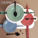 DIS. LIANA ΠΙΑΤΟ ΦΡΟΥΤΟΥ ΓΑΛΑΖΙΟ ΜΕ ΚΑΦΕ RIM 19ΕΚ (smA) | Συσκευασία 6 τμχ