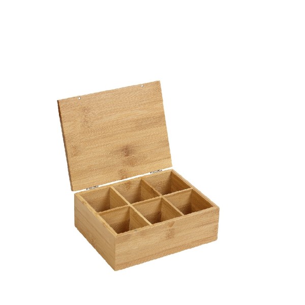 ΚΟΥΤΙ ΜΕ ΚΑΠ. 6-ΘΕΣΕΩΝ BAMBOO 21X16X7,5EK | Συσκευασία 2 τμχ