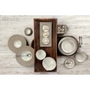 SPIRIT ΣΑΓΑΝΑΚΙ ΜΠΕΖ D: 15,8 H: 6,2CM | Συσκευασία 4 τμχ