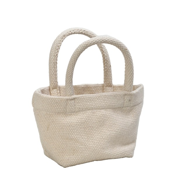 DIS. ΤΣΑΝΤΑ ΜΕ ΛΑΒΕΣ JUTE/COTTON 25X8X13-23EK | Συσκευασία 3 τμχ