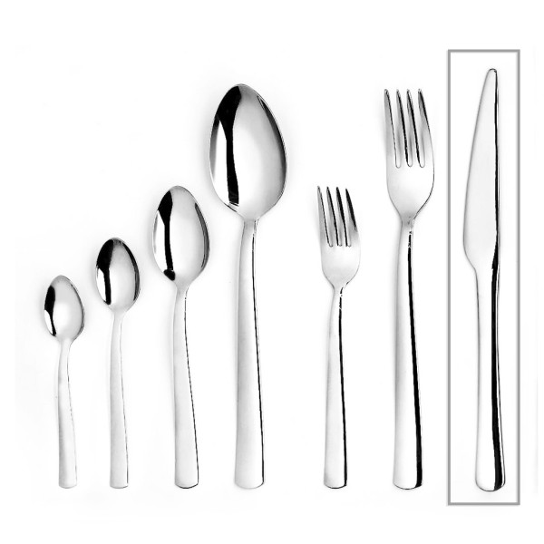 DIS. SIRIUS ΜΑΧΑΙΡΙ ΦΑΓΗΤΟΥ 2MM 18/0 MIRROR 21ΕΚ 60g | Συσκευασία 12 τμχ