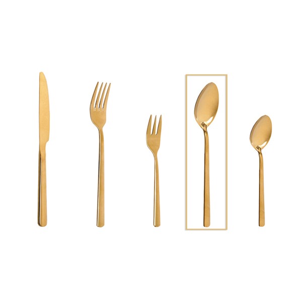 DIS. FORTUNE ΚΟΥΤΑΛΙ ΦΑΓΗΤΟΥ ΧΡΥΣΟ 20.5ΕΚ 4.0mm 18/0 KI | Συσκευασία 12 τμχ