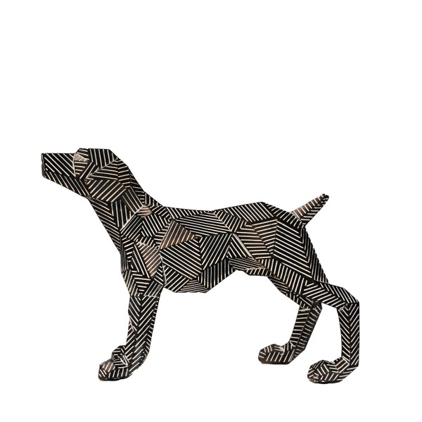 ΦΙΓΟΥΡΑ ΣΚΥΛΟΣ ΓΕΩΜΕΤΡΙΚΗ ΜΑΥΡΗ 29,5Χ10,5Χ21,5ΕΚ