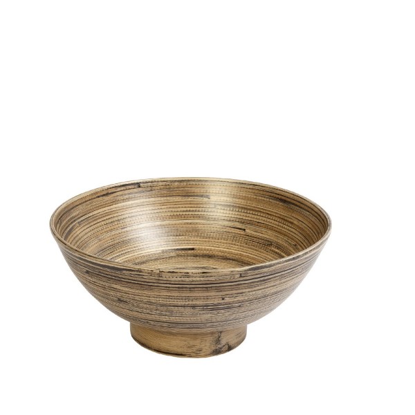 BALI ΣΤΡΟΓΓΥΛΟ ΜΠΩΛ BAMBOO 30Χ13ΕΚ | Συσκευασία 2 τμχ