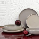 MOOD GREY ΠΙΑΤΟ ΒΑΘΥ ΣΤΡΟΓΓ. NORDIC/STEP 20,3Χ20,3Χ5ΕΚ (smB) | Συσκευασία 6 τμχ