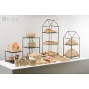 ΔΙΣΚΟΣ ΣΕΤ/2 SYNTH. RATTAN ΜΠΕΖ 40Χ30-35X25Χ4,5ΕΚ | Συσκευασία 2 τμχ