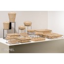 ΚΑΛΑΘΙ SYNTH. RATTAN GN1/1 ΜΠΕΖ 53Χ32,5Χ9ΕΚ  (smA) | Συσκευασία 2 τμχ