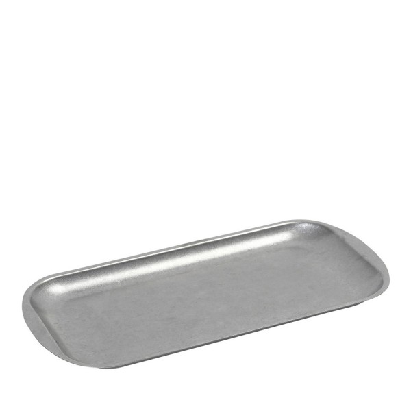 SNOW GREY ΠΙΑΤΟ ΟΡΘΟΓ. SS 18/10 41Χ23Χ1,5ΕΚ. | Συσκευασία 2 τμχ