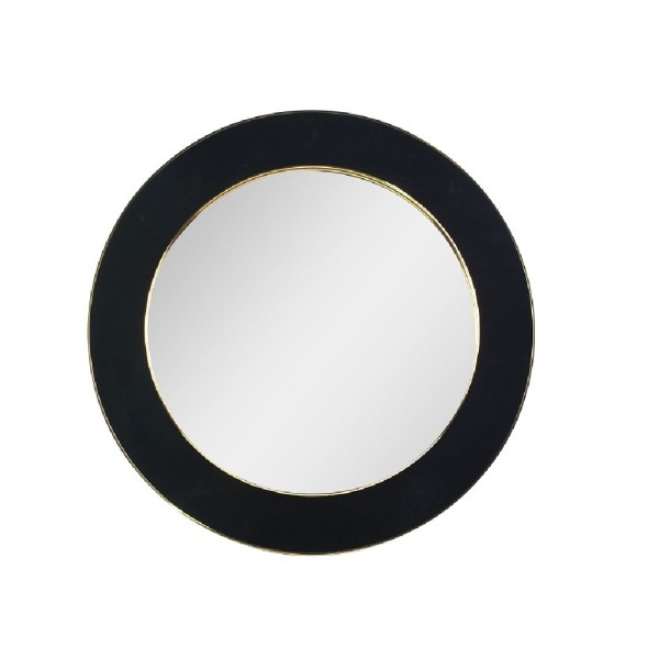 ΚΑΘΡΕΠΤΗΣ ΒΕΛΟΥΔ.  ΣΤΡΟΓΓ. ΜΑΥΡΟΣ ΜΕ ΧΡΥΣΗ ΚΟΡΝΙΖΑ 60EK.