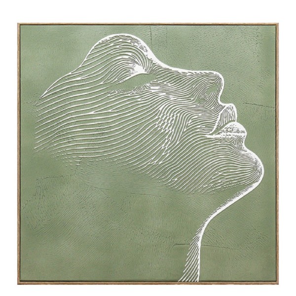 ΠΙΝΑΚΑΣ ΣΕ ΚΑΜΒΑ ΠΡΑΣΙΝΟΣ PVC/MDF 60X60X3ΕΚ