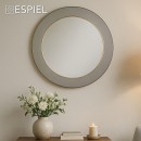 ΚΑΘΡΕΠΤΗΣ ΒΕΛΟΥΔ.  ΣΤΡΟΓΓ. ΓΚΡΙ ΜΕ ΧΡΥΣΗ ΚΟΡΝΙΖΑ 60EK.