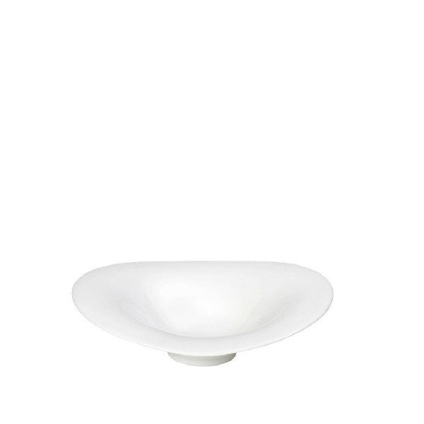 FLOW IVORY ΠΙΑΤΟ ΒΑΘΥ WAVY 22X21,5X6CM | Συσκευασία 4 τμχ